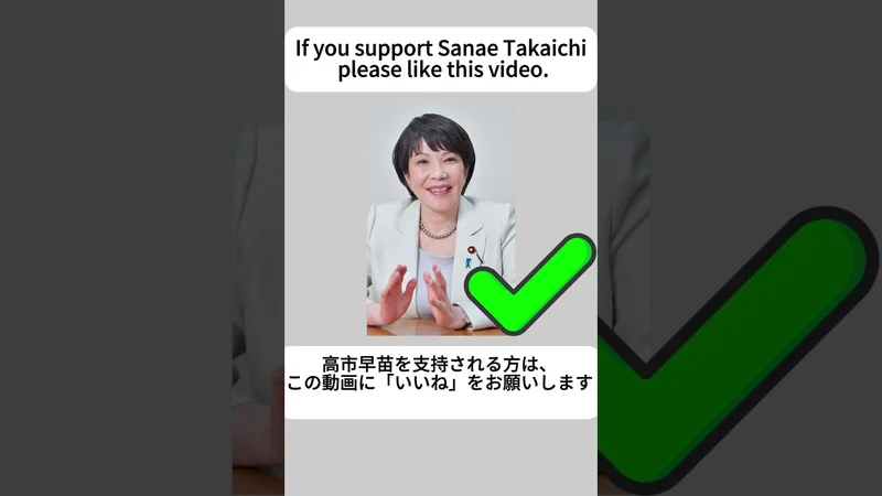 Vote for Sanae Takaichi