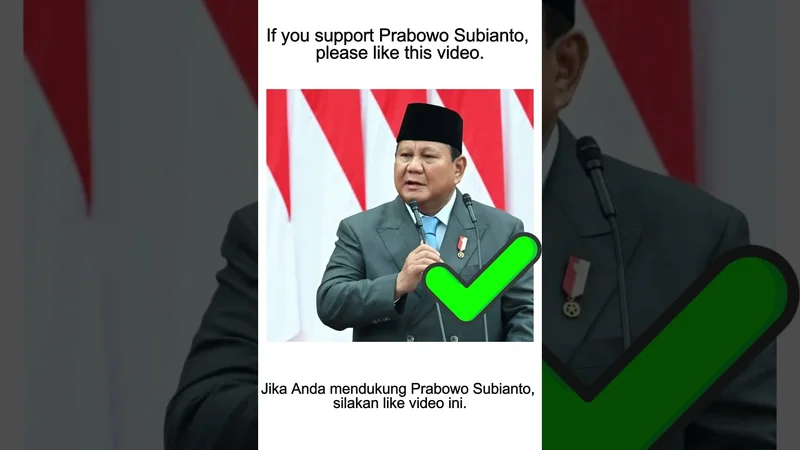 Vote for Prabowo Subianto
