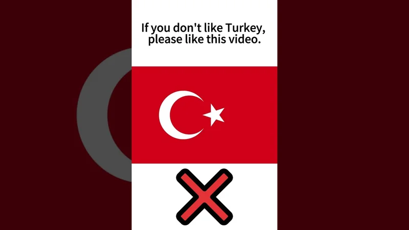 If you don't like Turkey, please like this video.