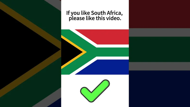 If you like South Africa, please like this video.