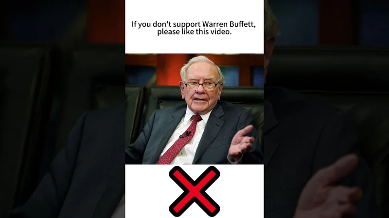 If you don't support Warren Buffett, please like this video.