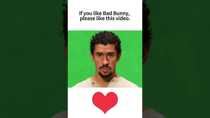 If you like Bad Bunny, please like this video.