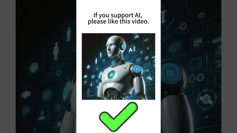 If you support AI, please like this video.