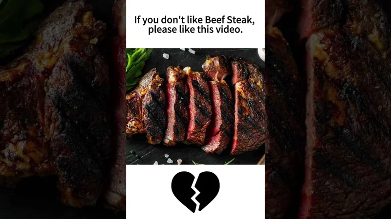If you don't like Beef Steak, please like this video.
