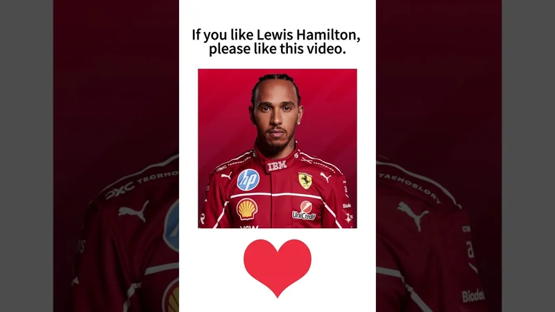 If you like Lewis Hamilton, please like this video.