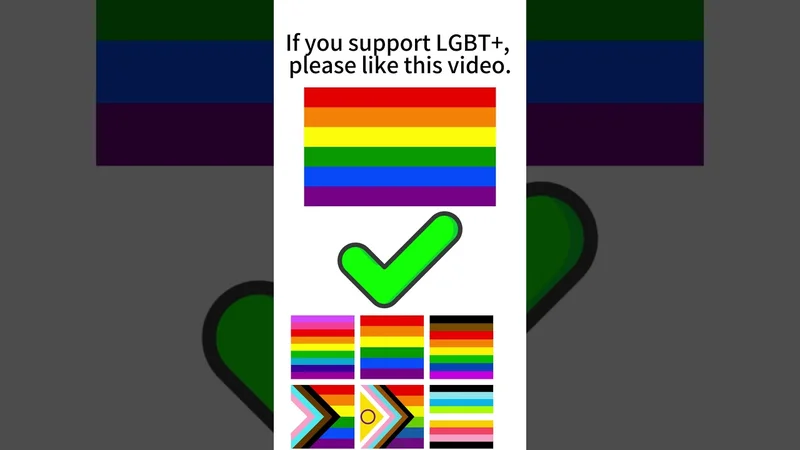 If you support LGBT+, please like this video.
